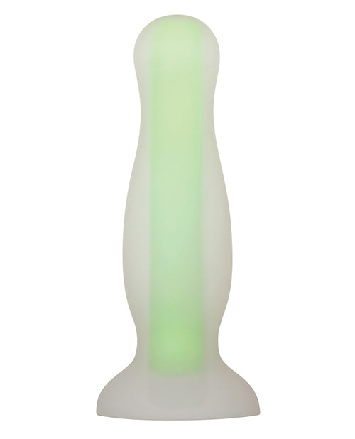 Evolved Luminous Anal Plug Large - Green - Casual Toys