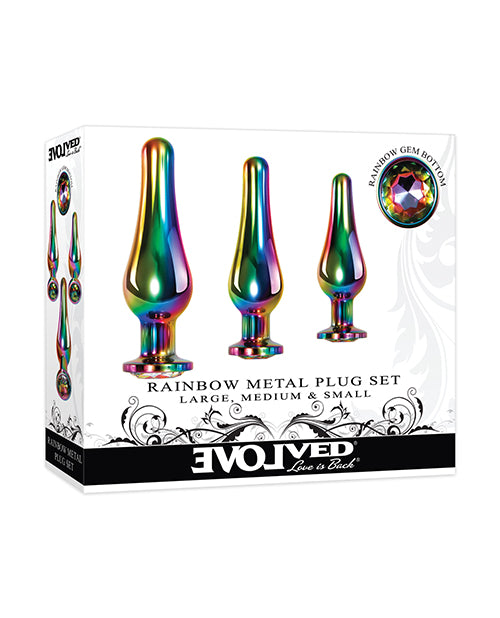 Evolved Rainbow Metal Plug Set - Casual Toys