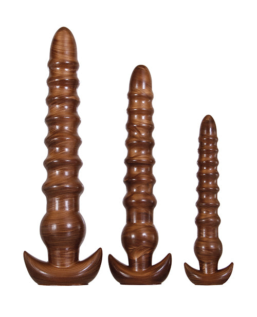 Evolved Twisted Love 3 Pc Plug Set - Gold - Casual Toys