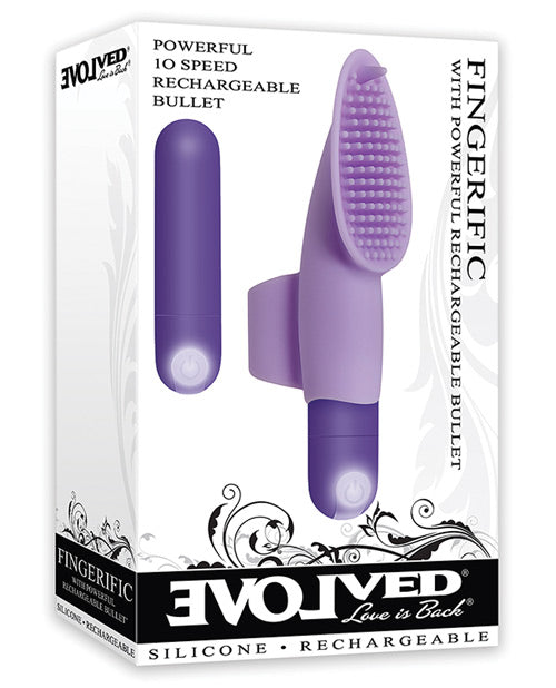 Evolved Fingerific Rechargeable Bullet - Purple - Casual Toys