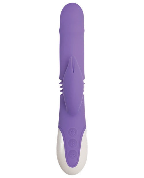 Evolved Thick & Thrust Bunny Dual Stim Rechargeable - Purple - Casual Toys