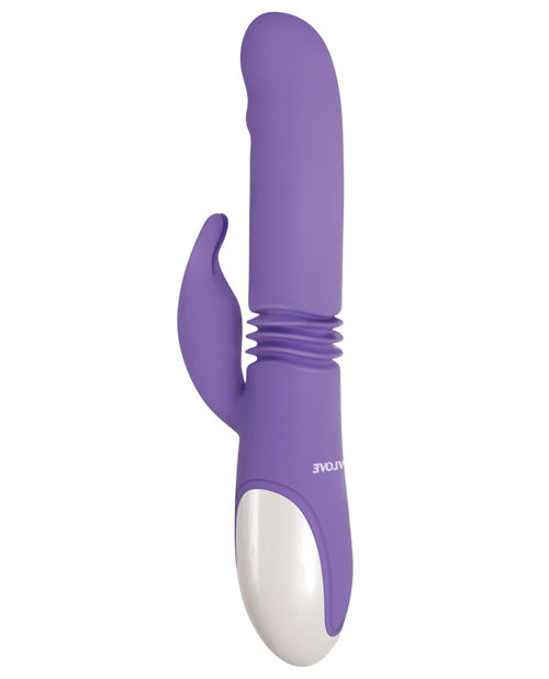 Evolved Thick & Thrust Bunny Dual Stim Rechargeable - Purple - Casual Toys