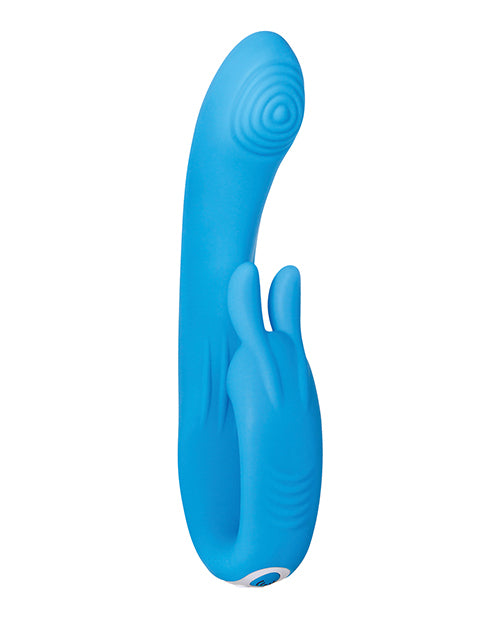 Evolved Sea Breeze Bunny Rechargeable Dual Stim - Blue - Casual Toys