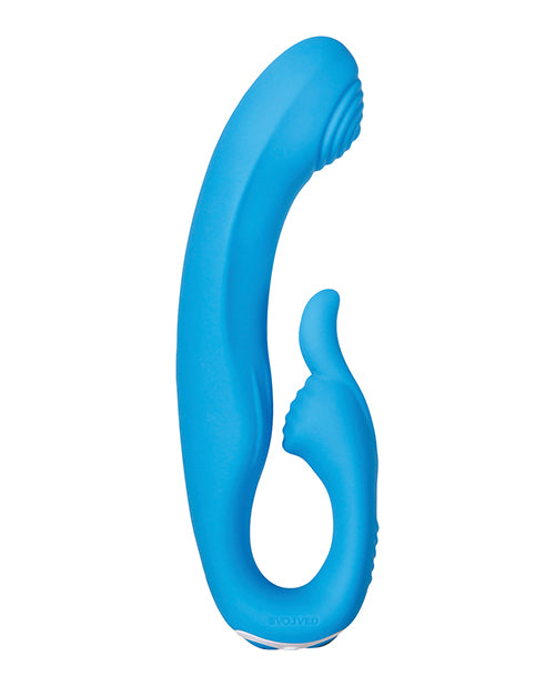 Evolved Sea Breeze Bunny Rechargeable Dual Stim - Blue - Casual Toys