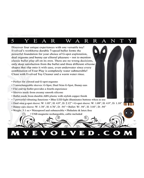 Evolved Four Play Kit - Black-rose Gold - Casual Toys