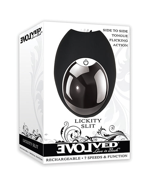 Evolved Lickity Slit Oral Massager - Black - Casual Toys