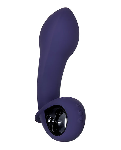 Evolved Inflatable G Rechargeable Vibrator - Purple - Casual Toys