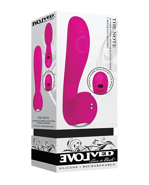 Evolved The Note Thumping Licking Vibe- Pink - Casual Toys