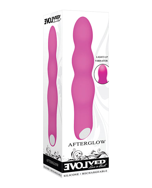Evolved Afterglow Light Up Vibrator - Pink - Casual Toys
