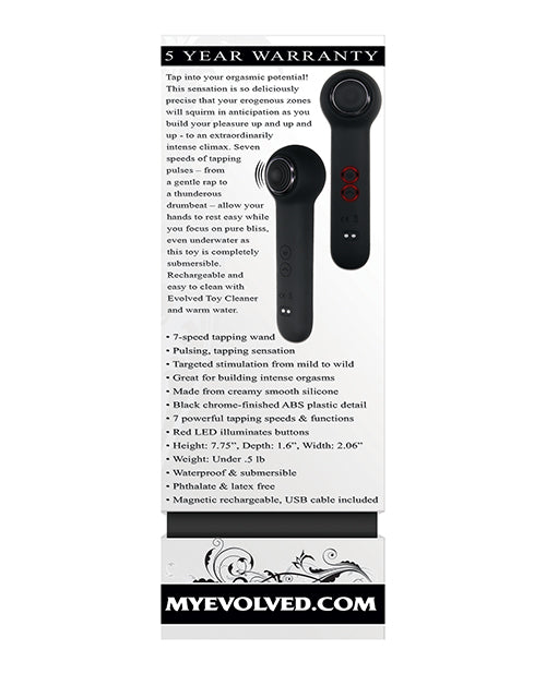 Evolved Tap Dance Tapping Wand - Black - Casual Toys