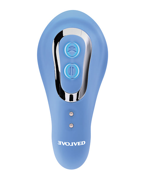 Evolved Tap & Thrust Dual Vibe - Blue - Casual Toys