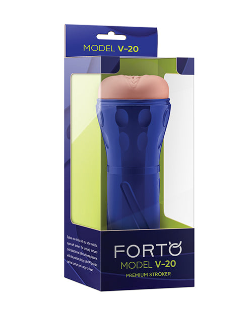 Forto Model V-20 Hard-Side Vagina Masturbator - Light