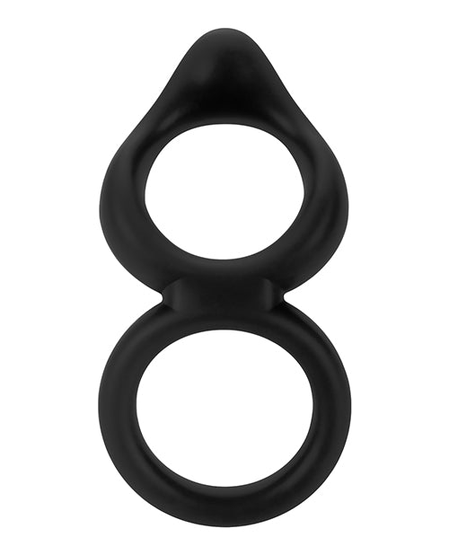Forto F-88 Double Ring Liquid Silicone Cock Ring - Casual Toys