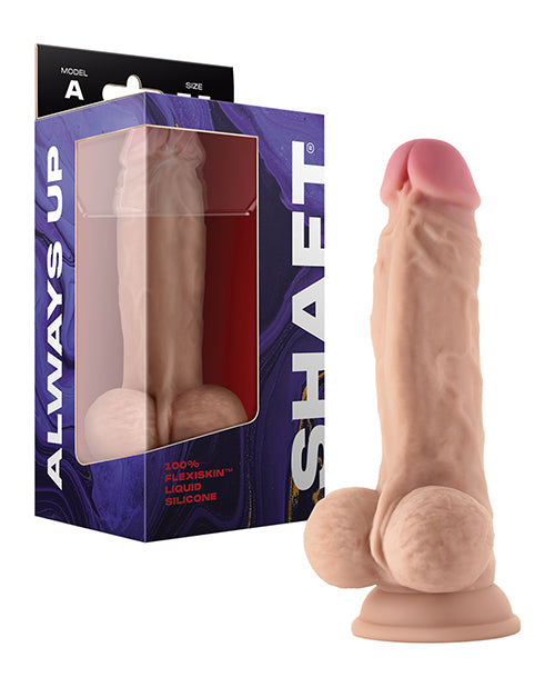 Shaft Model A Flexskin Liquid Silicone 7.5" Dong W/balls - Casual Toys