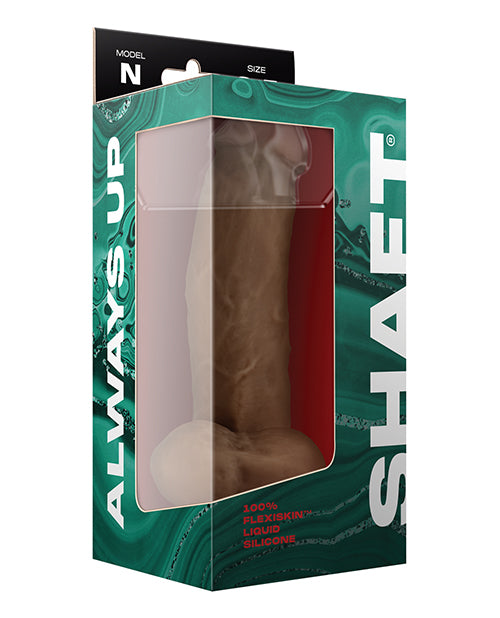 Shaft Model N Flexskin Liquid Silicone Dong W/balls - Oak - Casual Toys