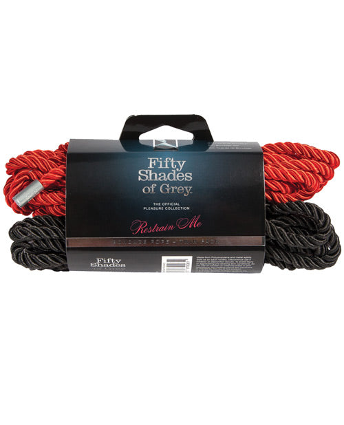 Fifty Shades Of Grey Restrain Me Bondage Rope Twin Pack - Casual Toys