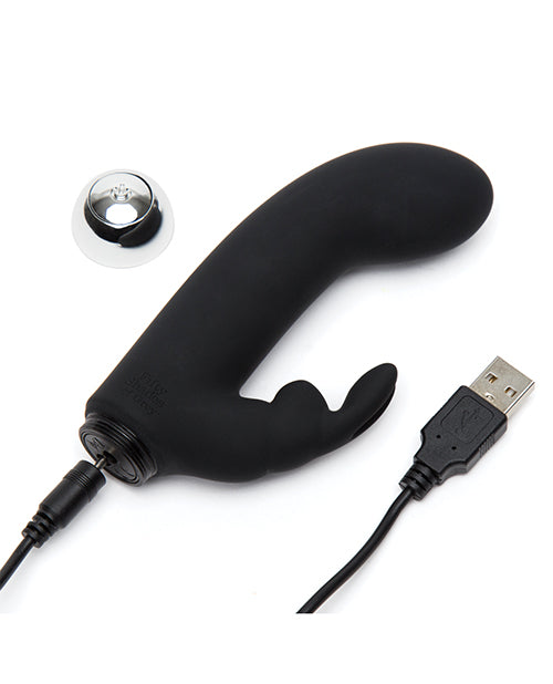 Fifty Shades Of Grey Greedy Girl Rechargeable Mini Rabbit Vibrator - Casual Toys
