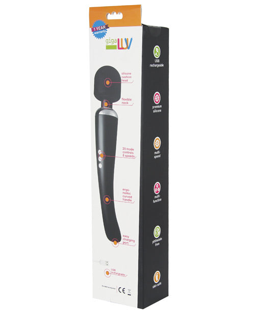 Gigaluv Chirapsia Rechargeable Wand - Black - Casual Toys