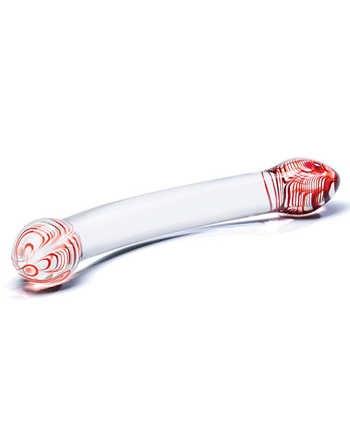 Glas Red Head Double Glass Dildo - Casual Toys