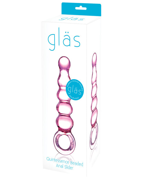 Glas Quintessence Beaded Glass Anal Slider - Casual Toys
