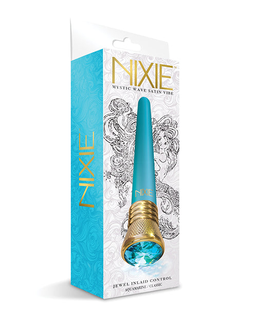 Nixie Mystic Wave Satin Classic Vibe - 10 Function Aquamarine - Casual Toys