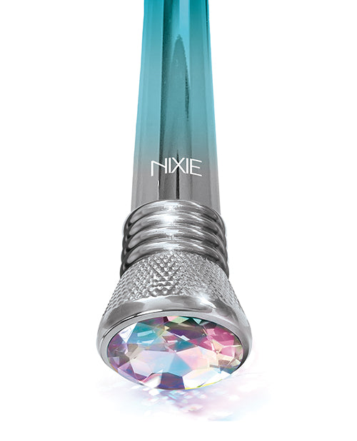 Nixie Waterproof Bulb Vibe  - 10 Function Blue Ombre Glow - Casual Toys