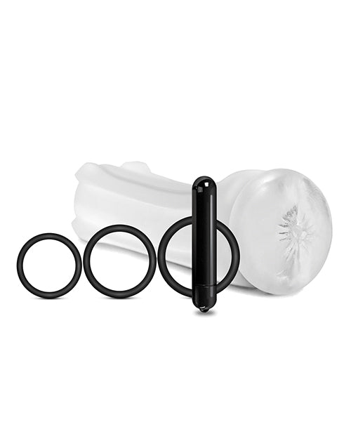 Mstr B8 Bum Rush Vibrating Ass Pack - Kit Of 5 Clear - Casual Toys