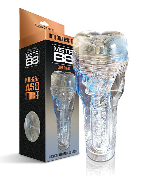 Mstr B8 In The Clear Anal Stroker - Clear - Casual Toys