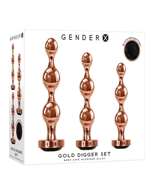 Gender X Gold Digger Set - Rose Gold-black - Casual Toys