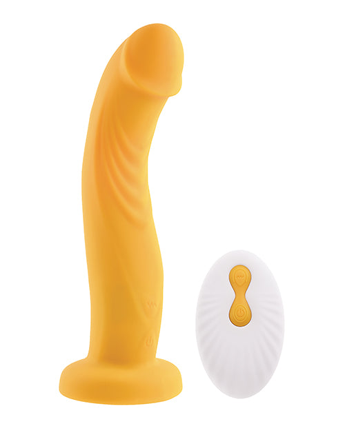 Gender X Sweet Embrace Dual Motor Strap On Vibe W-harness - Yellow - Casual Toys