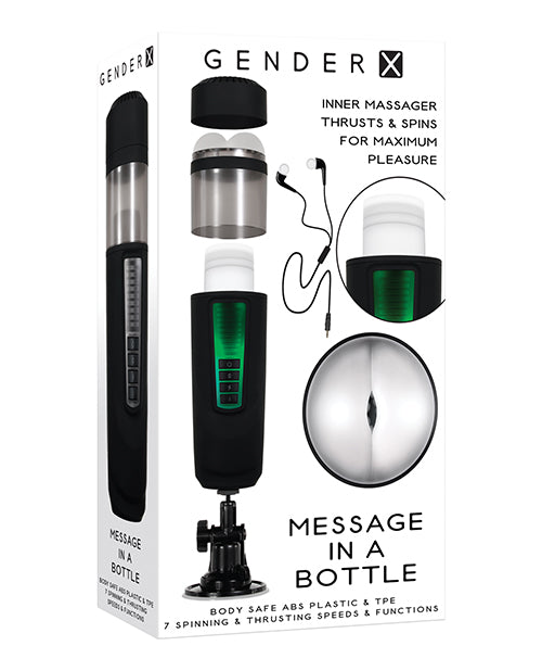 Gender X Message In A Bottle - Black - Casual Toys