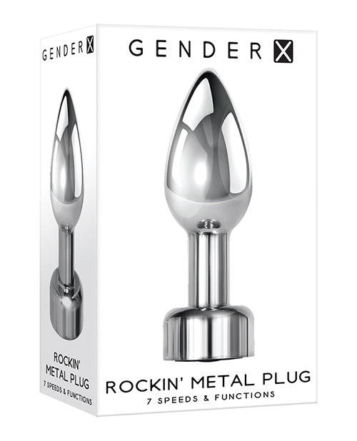 Gender X Rockin Metal Plug - Chrome - Casual Toys