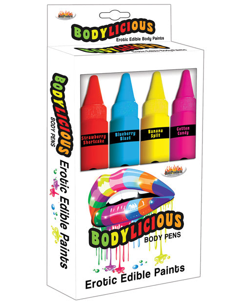 Bodylicious Edible Pens - Pack Of 4 - Casual Toys