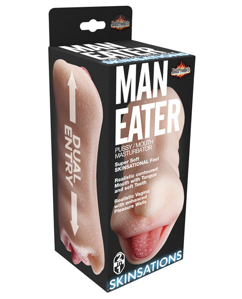 Skinsations Man Eater Pussy-mouth Masturbator - Casual Toys