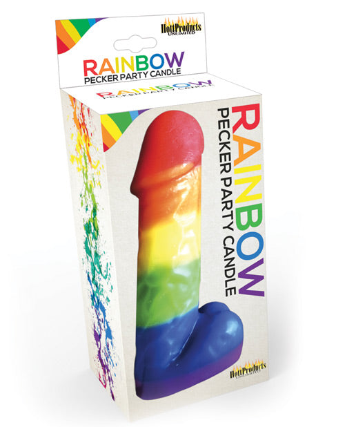 Rainbow Pecker Party Candle - Casual Toys