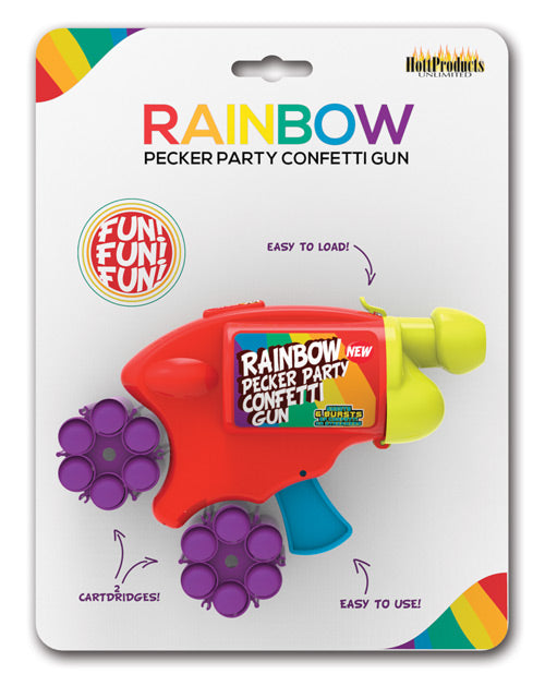 Rainbow Pecker Party Confetti Gun - Casual Toys