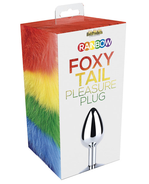 Rainbow Foxy Tail Butt Plug - Casual Toys