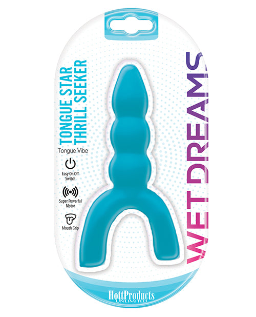 Wet Dreams Tongue Star Thrill Seeker Vibe - Blue - Casual Toys