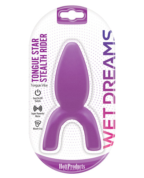 Wet Dreams Tongue Star Stealth Rider Vibe - Purple - Casual Toys