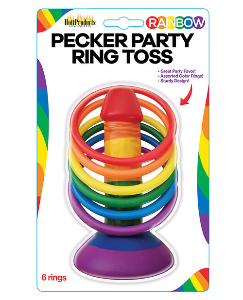 Rainbow Pecker Party Ring Toss - Casual Toys