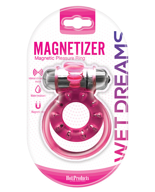 Wet Dreams Magnetizer Magnetic Pleasure Ring - Pink - Casual Toys