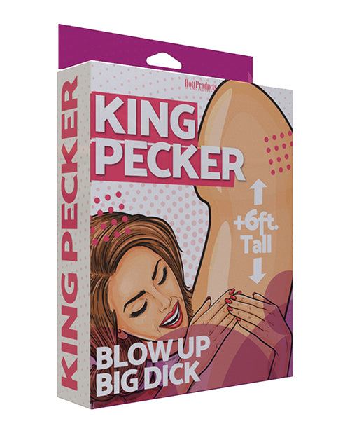 King Pecker 6 Ft Giant Inflatable Penis - Casual Toys