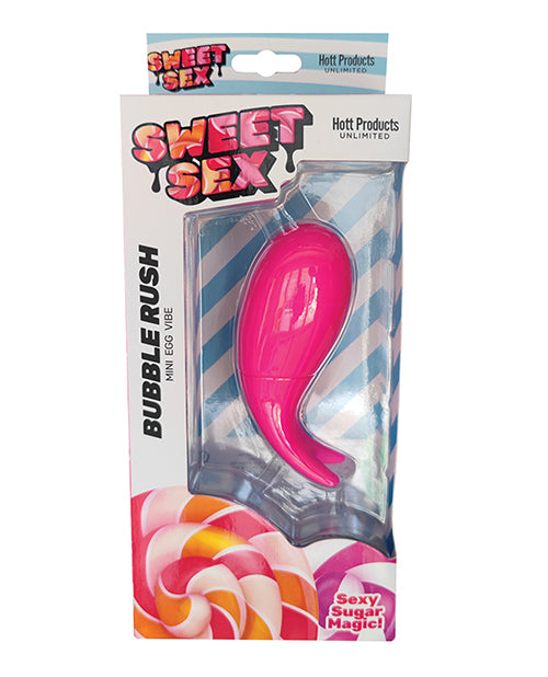Sweet Sex Bubble Rush Mini Egg Vibe - Magenta - Casual Toys
