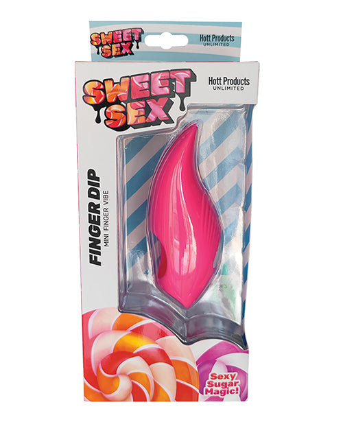 Sweet Sex Finger Dip Mini Finger Vibe - Magenta - Casual Toys