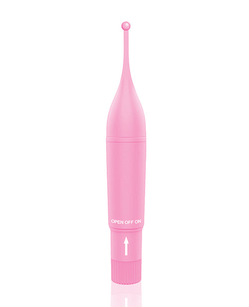 The 9's Clitterific! Pearl Point Clitoral Stimulator - Pink - Casual Toys