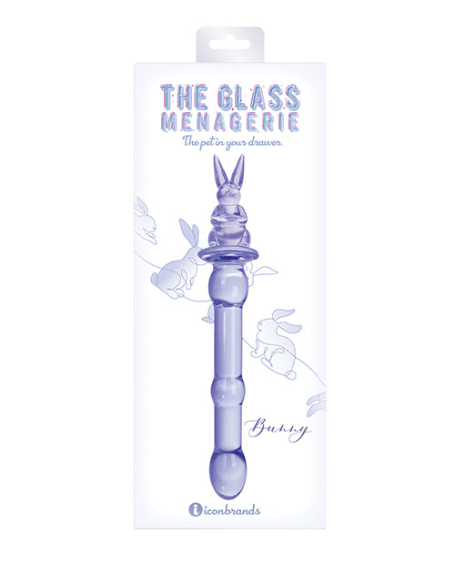 Glass Menagerie Rabbit Glass Dildo - Pink
