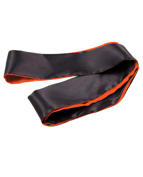The 9's Orange Is The New Black Satin Sash Reversible Blindfold - Casual Toys