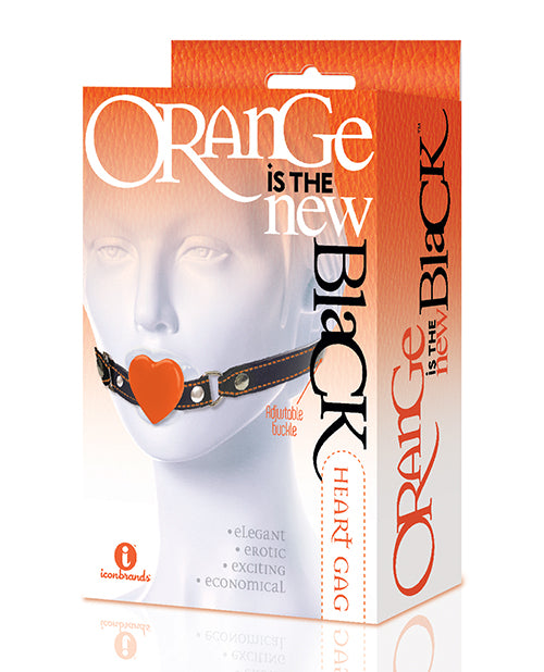 The 9's Orange Is The New Black Silicone Heart Gag - Casual Toys