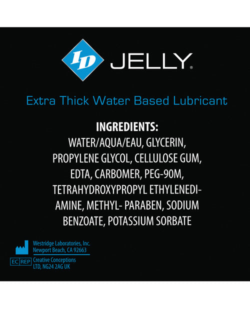 Id Jelly Lubricant Travel Tube - 2 Oz - Casual Toys