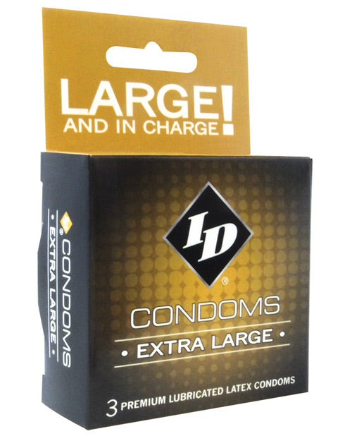 Id Extra Large Condoms - Box Of 3 - Casual Toys